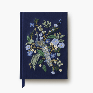 Peacock Embroidered Journal
